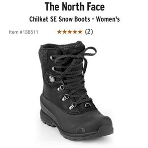 NWT The North Face Chilkat Snow Boots Black 9 Womn